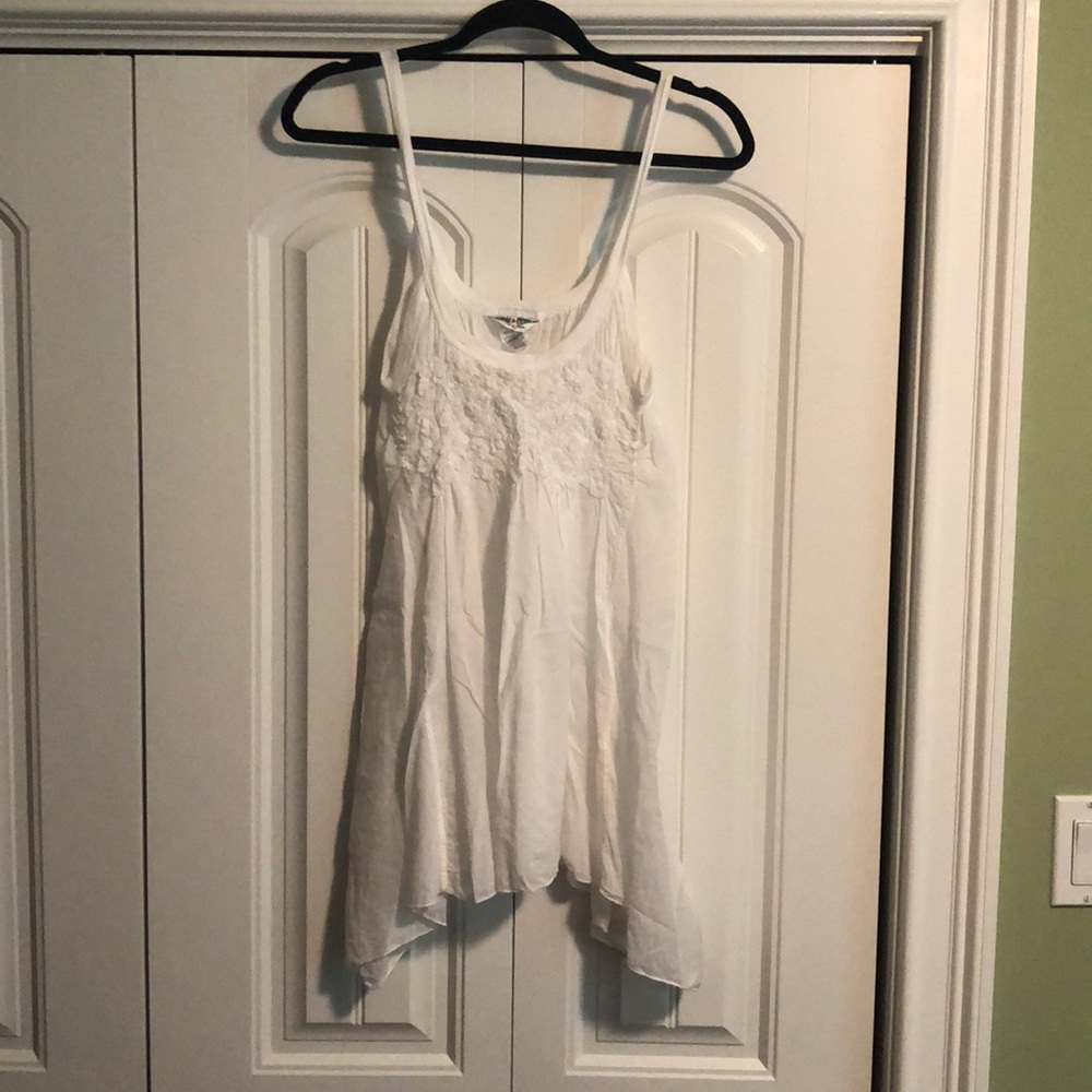 White tank top